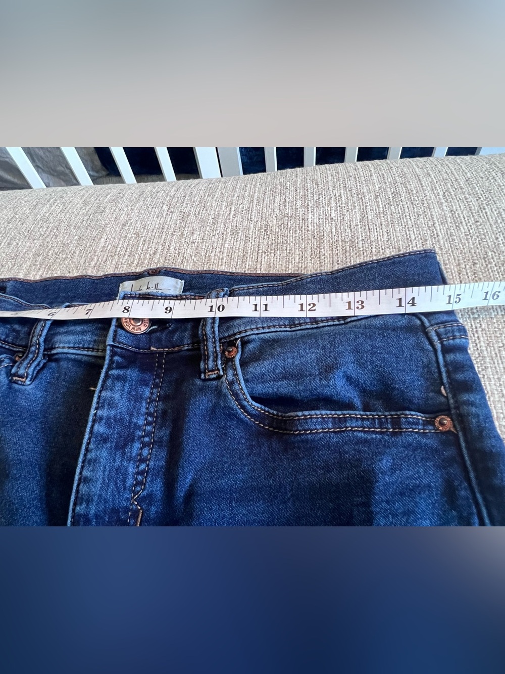 Nicole Miller Dark Blue Skinny Jeans - Picture 9 of 9